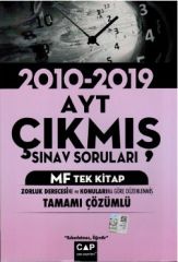 Çap Yayınları YKS AYT Çıkmış Sınav Soruları Tüm Tek 2010-2019 Mf-2021