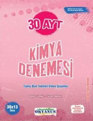 Okyanus Yayıncılık Ayt 30 Kimya Denemesi
