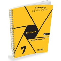 Hız Yayınları 7. Sınıf Matematik Özet Konu Anlatımlı Etkinlik Kitabı