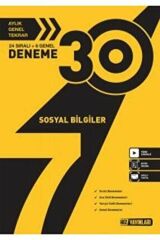 Hız Yayınları 7. Sınıf Sosyal Bilgiler 30 lu Deneme