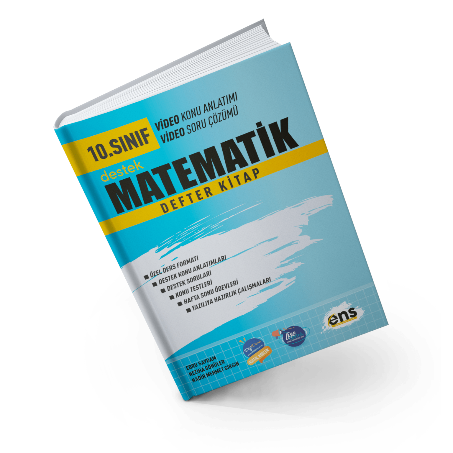 Ens Destek Yayınları 10. Sınıf Defter Kitap Matematik - 2023