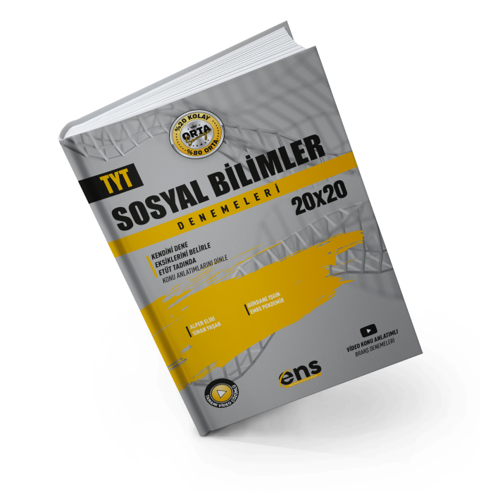 Ens Destek Yayınları TYT Deneme 20*20  Sosyal Bilimler  2022