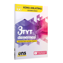 Ens Destek Yayınları TYT Deneme 3'lü Konu Anlatımlı - 2022