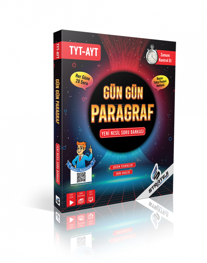 Strateji Yay.Tyt Ayt Gün Gün Paragraf Soru Bankası