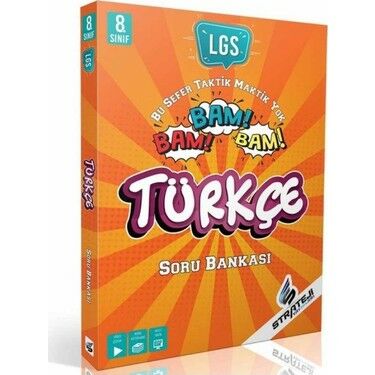 Strateji Yay. 8. Sınıf Bam Bam Türkçe Soru Bankası