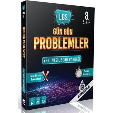 Strateji Yay. 8. Sınıf Gün Gün Problemler Yeni Nesil Soru Bankası