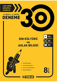 Hız Yayınları 8. Sınıf Din Kül. ve Ahl. Bil. 30 lu Deneme