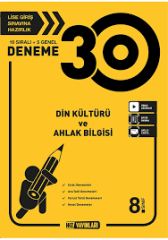 Hız Yayınları 8. Sınıf Din Kül. ve Ahl. Bil. 30 lu Deneme