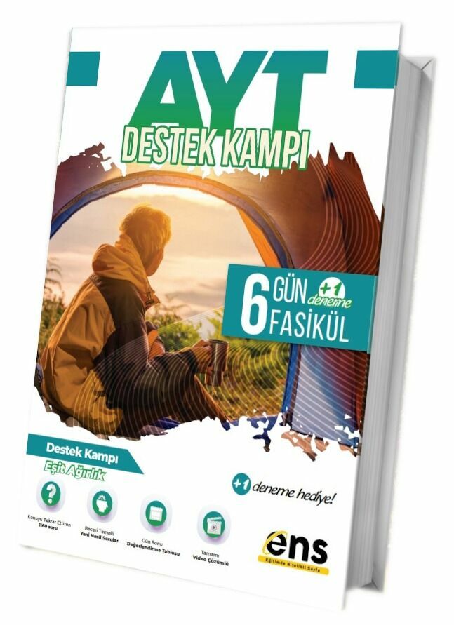 Ens Destek Yayınları YKS AYT Kamp Eşit Ağırlık - 2022