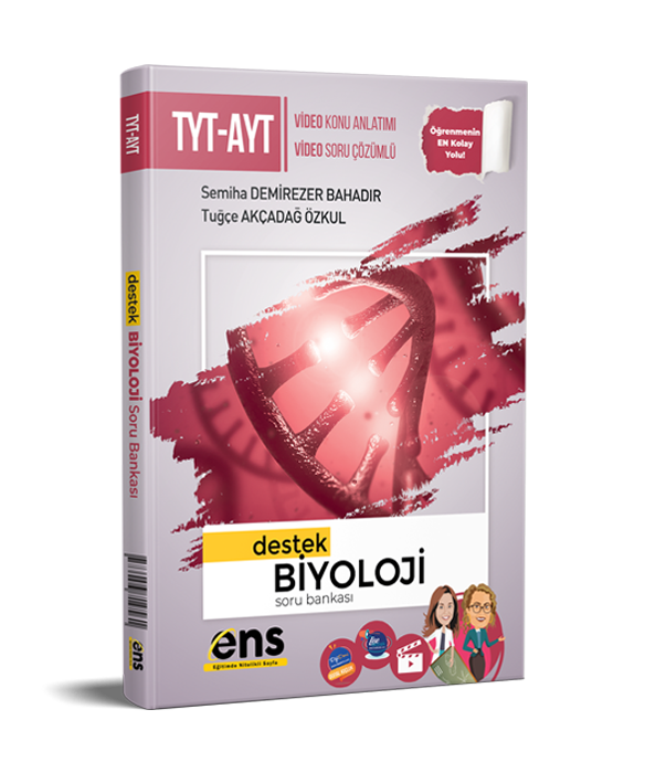 Ens Destek Yayınları YKS TYT AYT S.B. Biyoloji - 2022