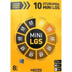 Hız Yayınları 8. Sınıf Tüm Dersler 10 Oturumda Mini LGS