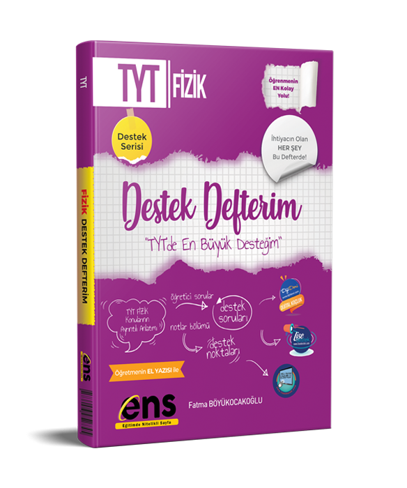 Ens Destek Yayınları TYT Destek Defterim Fizik - 2022