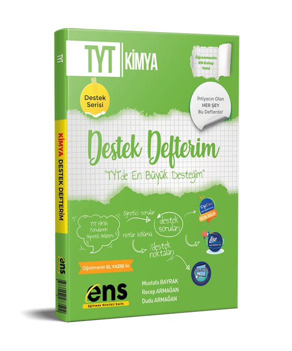 Ens Destek Yayınları TYT Destek Defterim Kimya - 2022