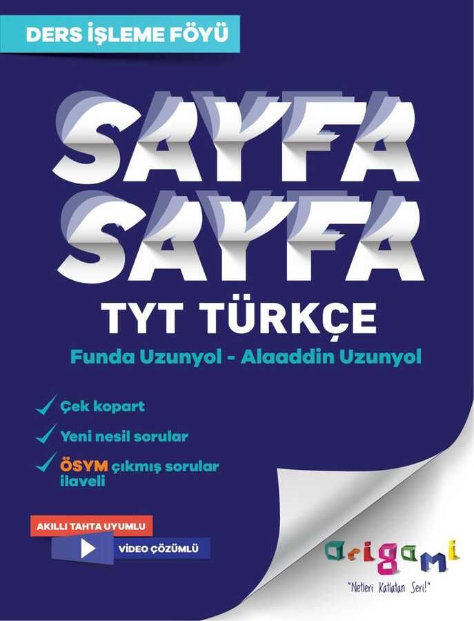 Tammat Yayıncılık Tyt Türkçe Sayfa Sayfa Ders İşleme Föyü