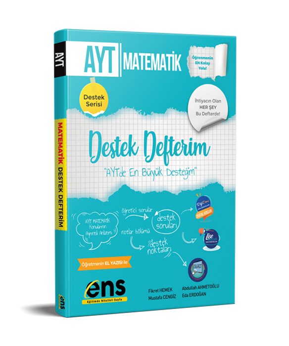 Ens Destek Yayınları YKS AYT Destek Defterim Matematik - 2022