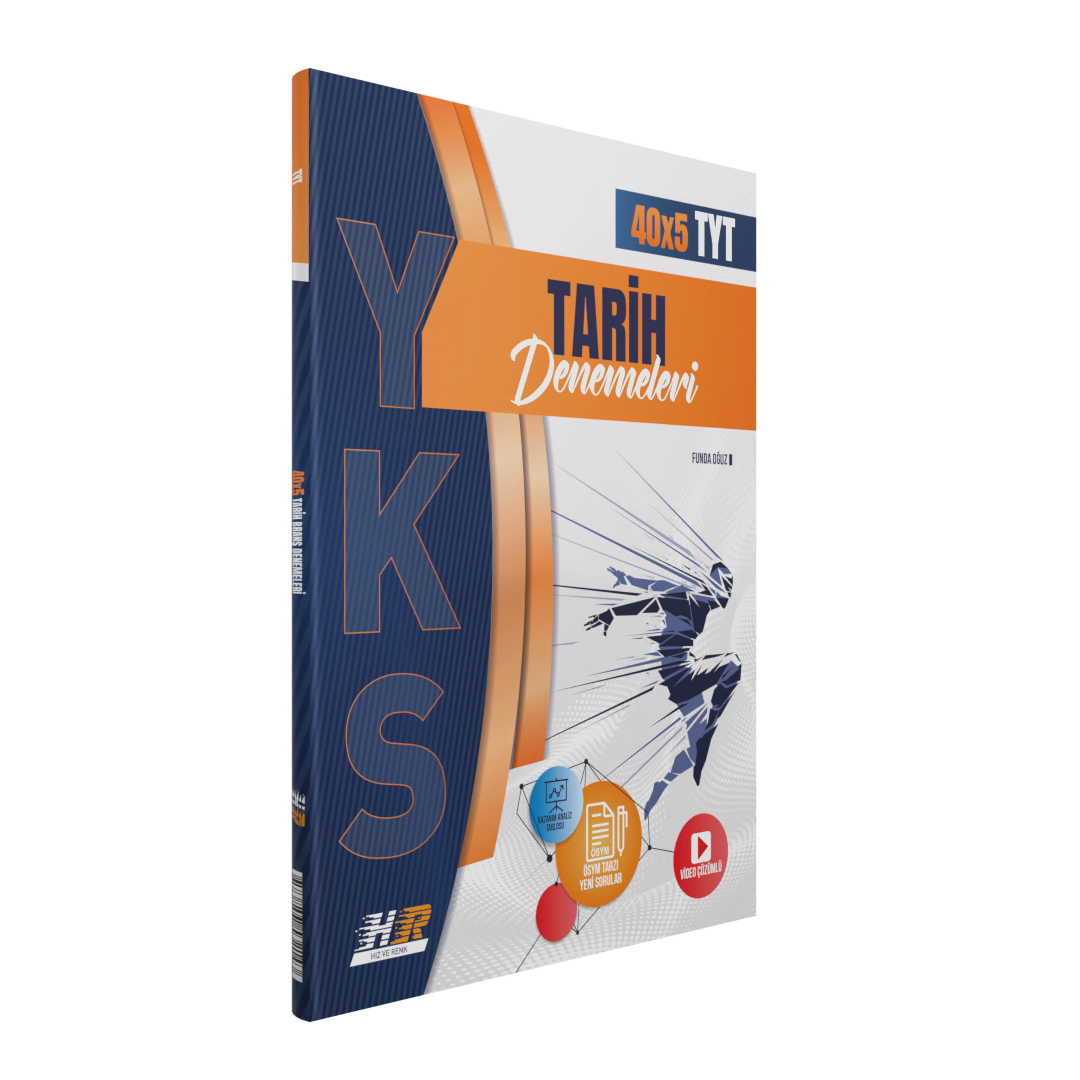 Hız Ve Renk Yayınları TYT Deneme Tarih (5*40) - 2022