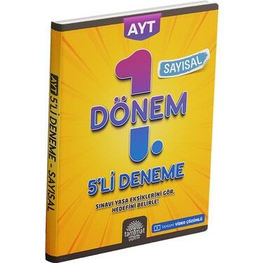 Tammat Yayıncılık Ayt 1. Dönem 5 Li Deneme Sayısal