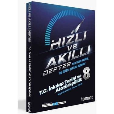 Tammat Yayıncılık Lgs T.C. İnk. Tar. Ve Atatürkçülük Hızlı Ve Akıllı Defter