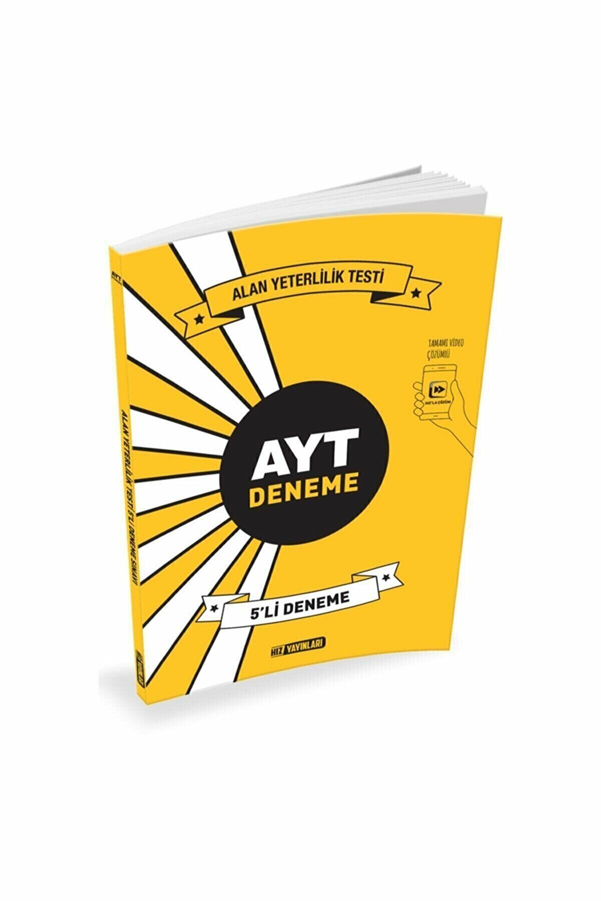 Hız Yayınları AYT 5 li Deneme