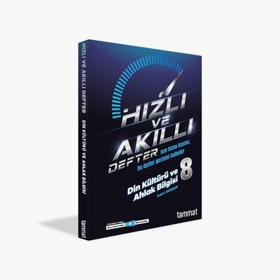 Tammat Yayıncılık Lgs Din Kül. Ve Ahlak Bilg.  Hızlı Ve Akıllı Defter