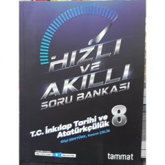 Tammat Yayıncılık Lgs T.C. İnkılap Tarihi Ve Atatürkçülük Hızlı Ve Akıllı Soru Bankası
