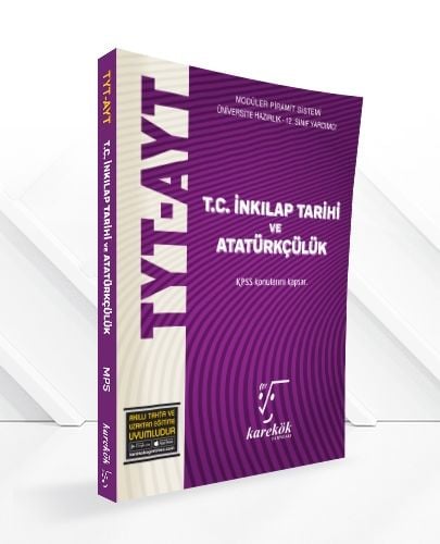 Karekök Yayınları TYT-AYT TC. İnkılap Tarihi ve Atatürkçülük MPS (Modüler Piramit Sistemi)