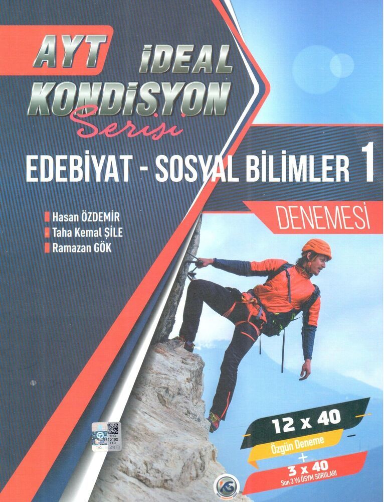 İdeal Kondisyon Yayınları YKS AYT Edebiyat - Sosyal 1 - 2022