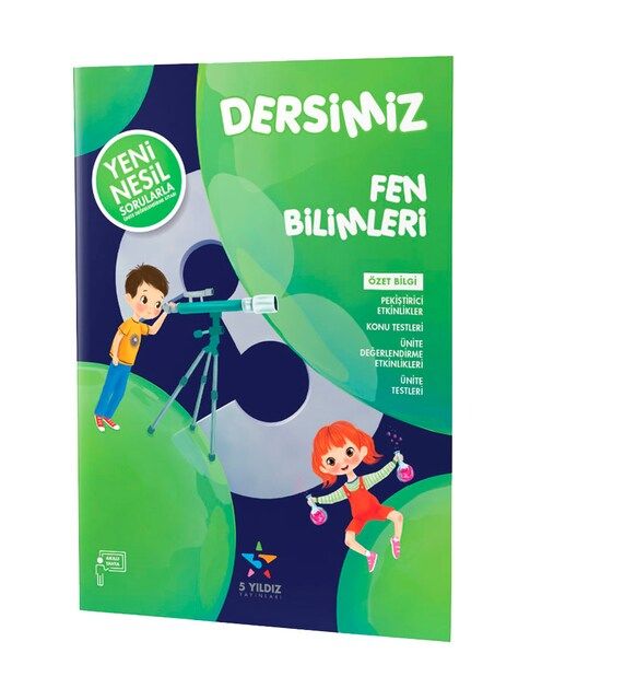 5 Yıldız Yayınları 3. Sınıf Fen Bilimleri Etkinlikli Soru Bankası