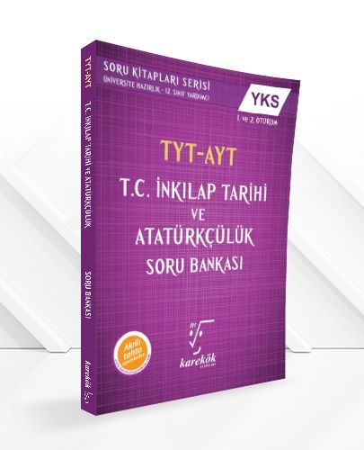 Karekök Yayınları TYT-AYT İnk.Tar. ve Atatürkçülük Soru Bankası