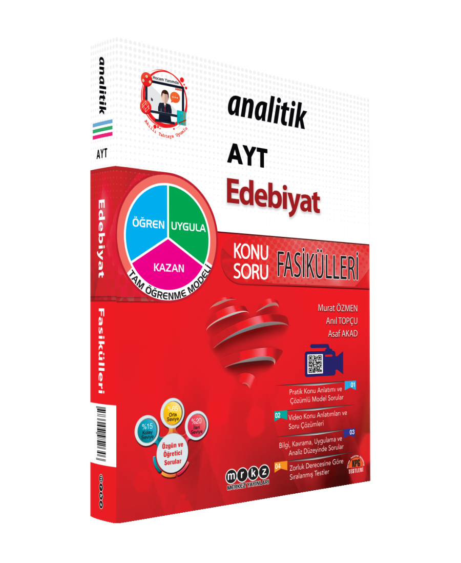 Merkez Analitik Yayınları YKS AYT Analitik Ka.Sb. Edebiyat - 2022-23