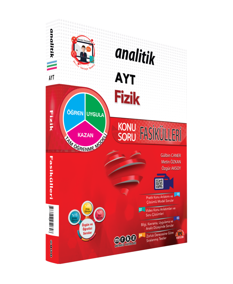 Merkez Analitik Yayınları YKS AYT Analitik Ka.Sb. Fizik - 2022
