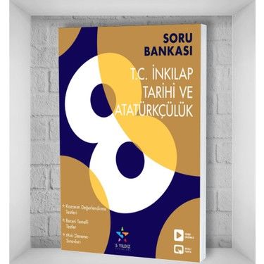 5 Yıldız Yayınları 8. Sınıf T.C İnkılap Tarihi ve Atatürkçülük Soru Bankası