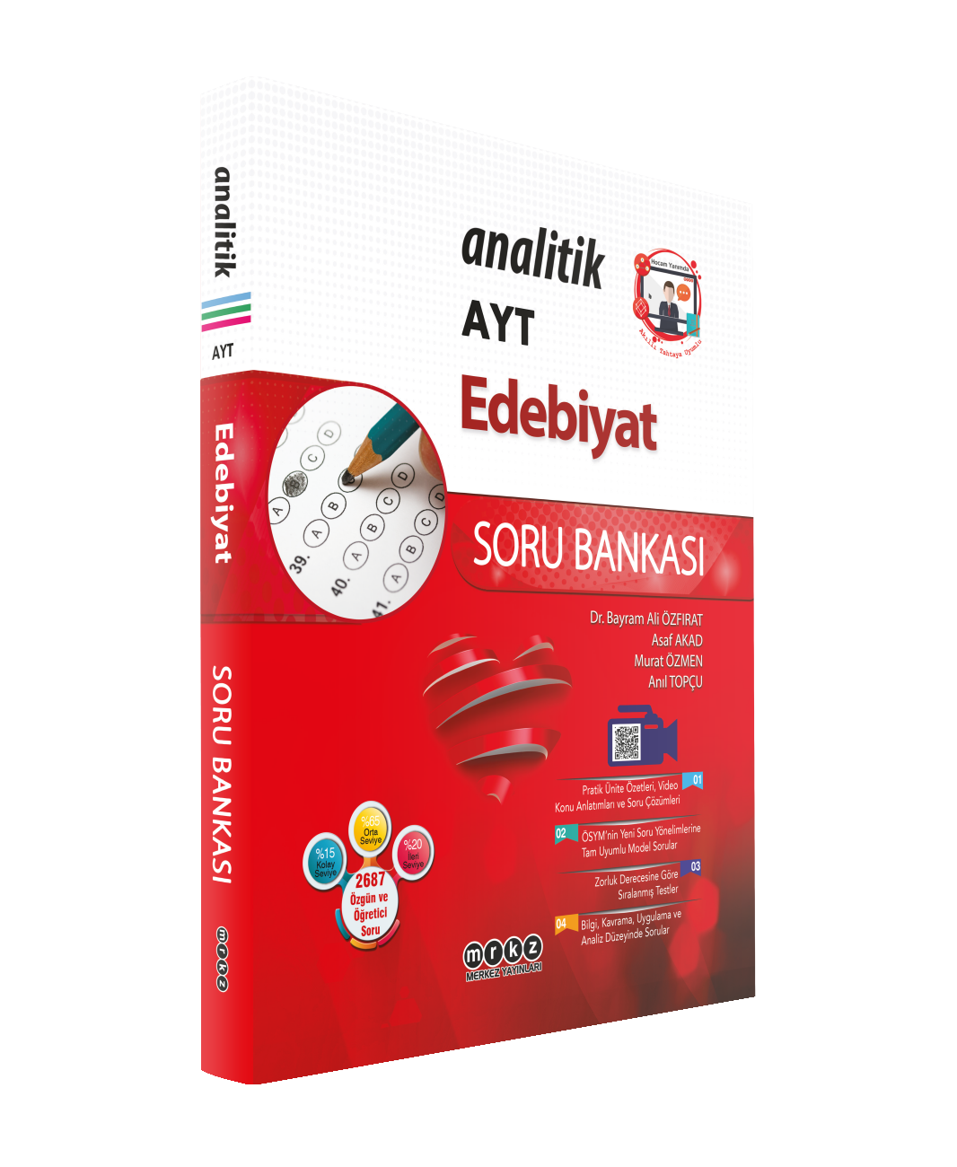 Merkez Analitik Yayınları YKS AYT Analitik S.B. Edebiyat - 2022