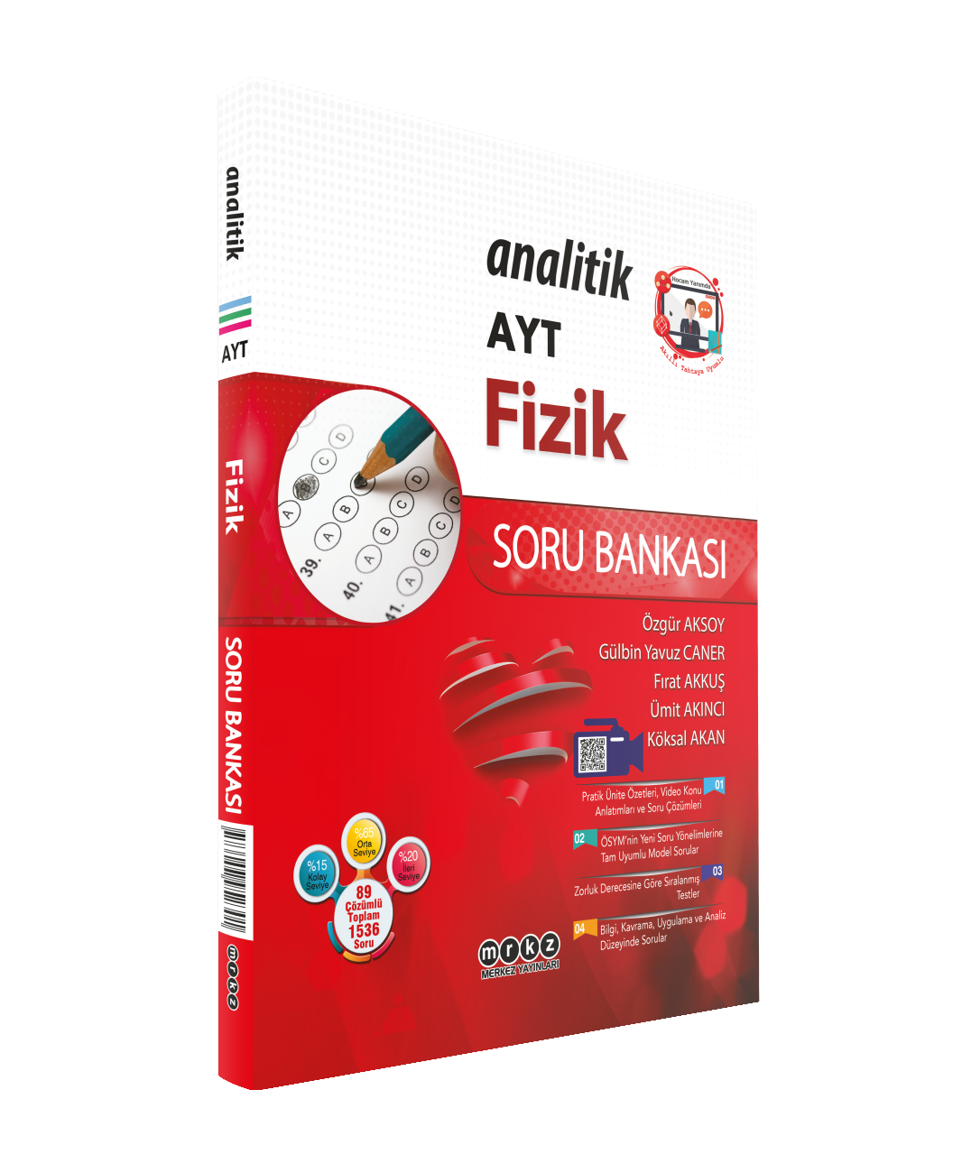 Merkez Analitik Yayınları YKS AYT Analitik S.B. Fizik - 2022-23
