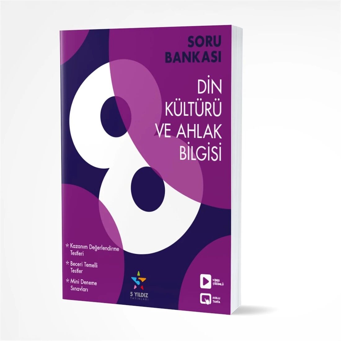 5 Yıldız Yayınları 8. Sınıf Din Kültürü ve Ahlak Bilgisi Soru Bankası