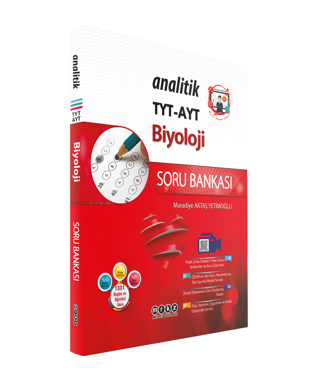 Merkez Analitik Yayınları YKS TYT AYT Analitik S.B. Biyoloji - 2022