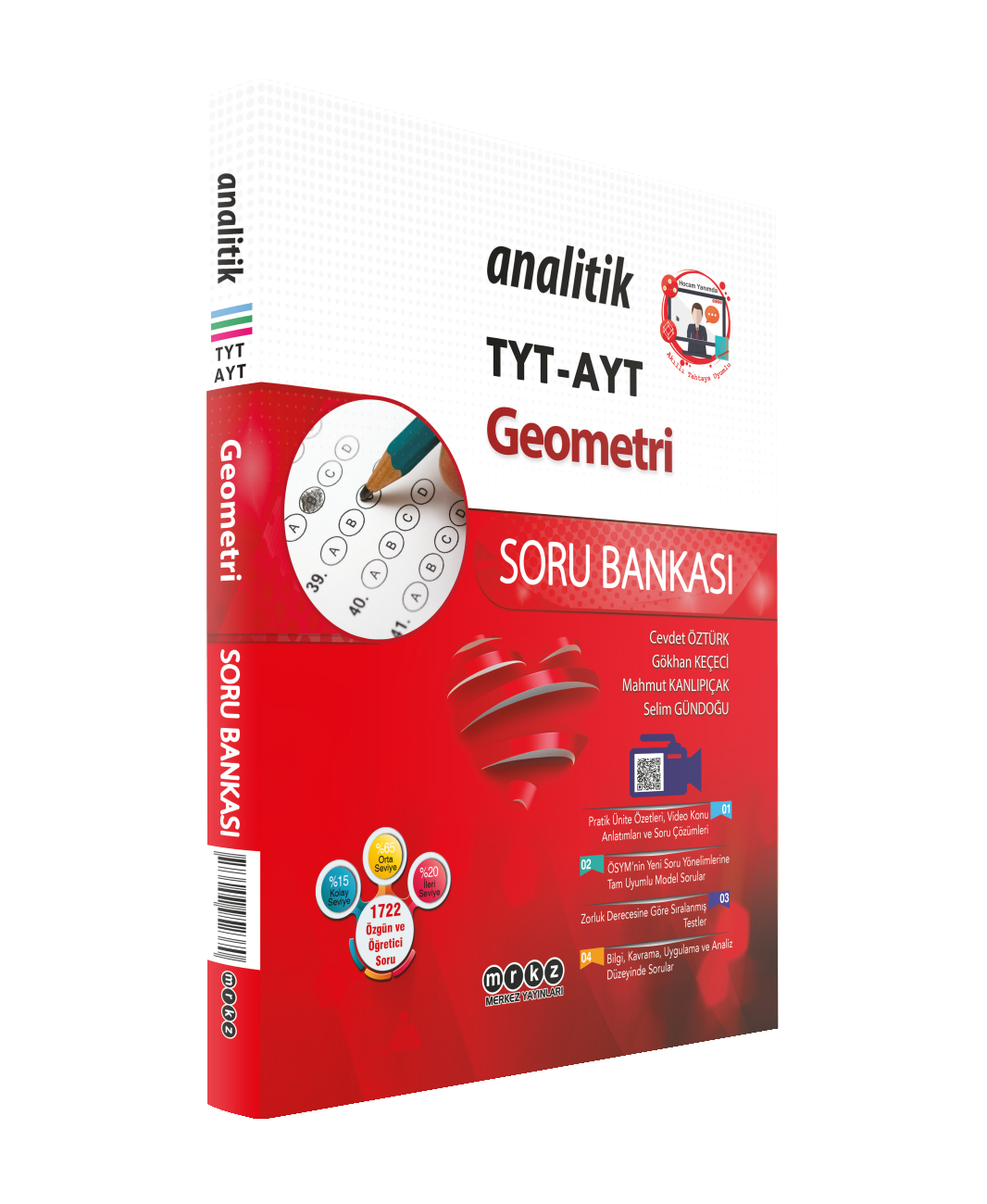 Merkez Analitik Yayınları YKS TYT AYT Analitik S.B. Geometri - 2022