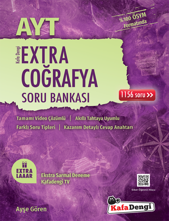 KafaDengi Yayınları AYT Extra Coğrafya Soru Bankası
