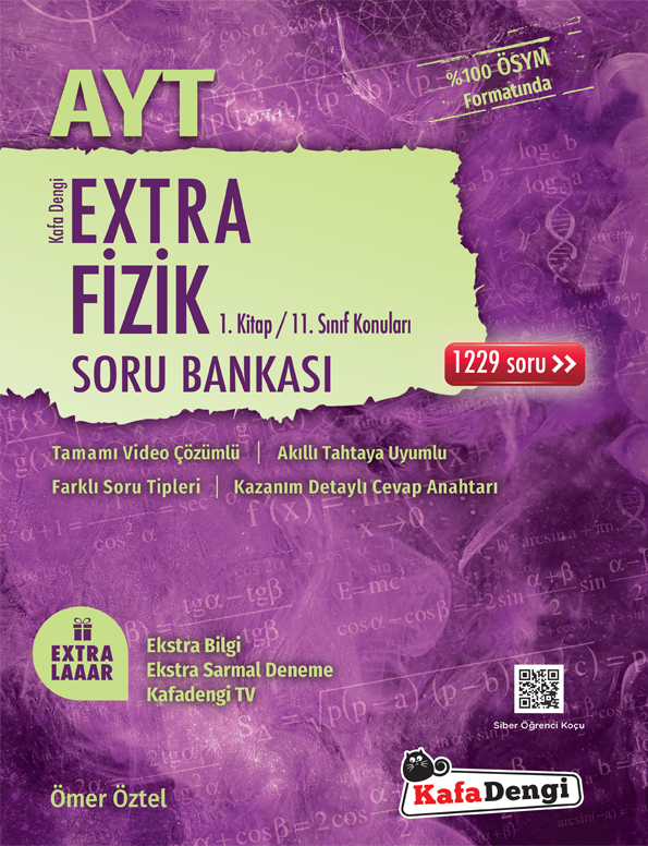 KafaDengi Yayınları AYT Extra Fizik Soru Bankası /1. Kitap