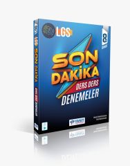 Yanıt Yayınları LGS Son Dakika Ders Ders Denemeler
