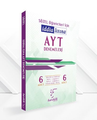 Karekök Yayınları AYT Sözel Öğrencileri İçin İddialısına AYT Denemeleri
