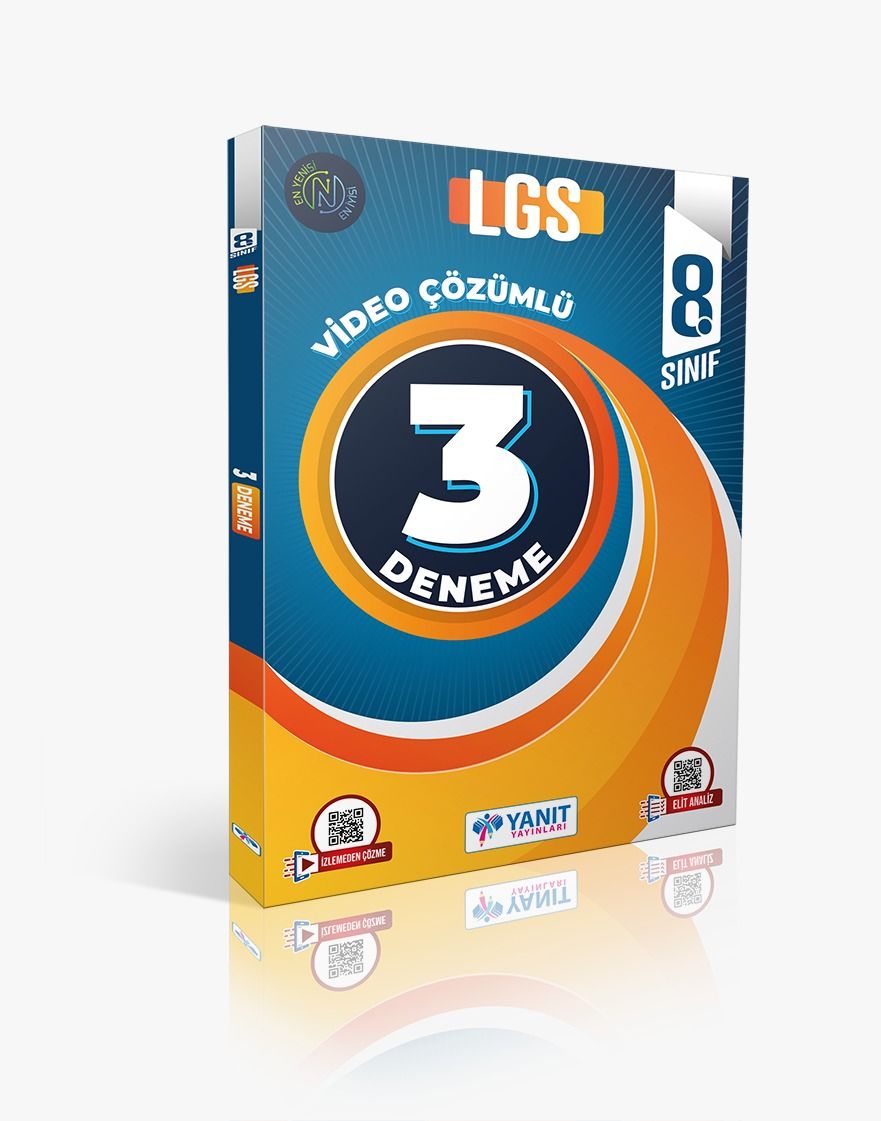 Yanıt Yayınları LGS 3 Fasikül Deneme Video Çözümlü