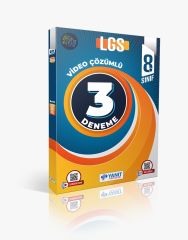 Yanıt Yayınları LGS 3 Fasikül Deneme Video Çözümlü