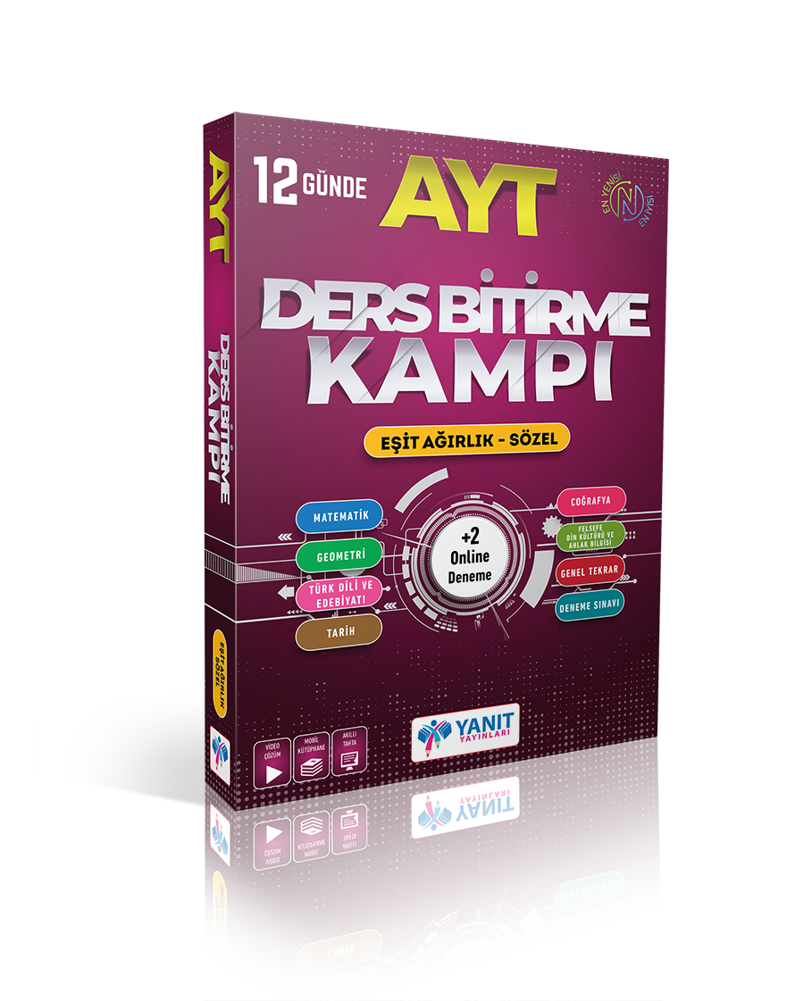 Yanıt Yayınları  AYT Ders Bitirme Kampı Eşit Ağırlık Sözel