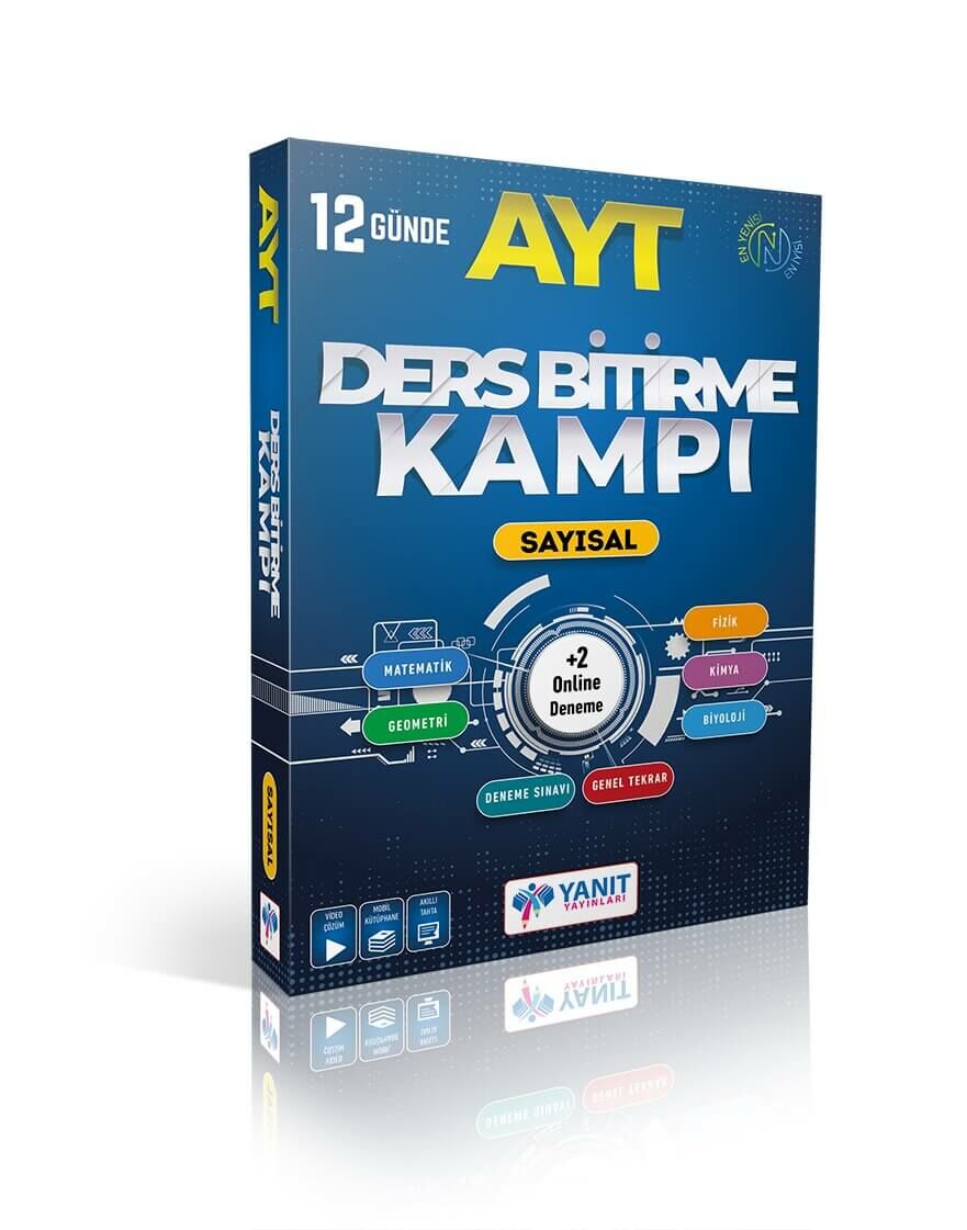 Yanıt Yayınları AYT Ders Bitirme Kampı Sayısal