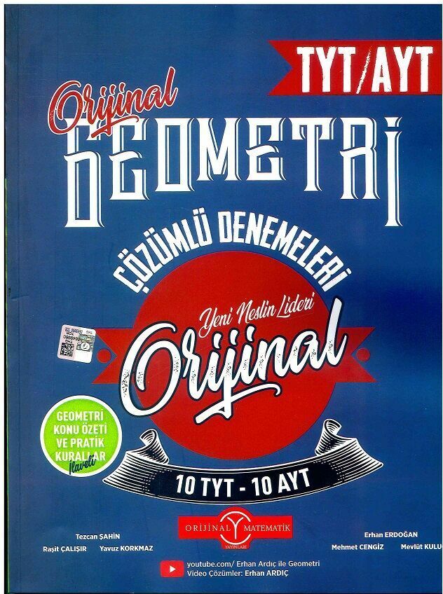 Orijinal Yayınları Tyt Ayt Deneme 10+10 Geometri - 2022