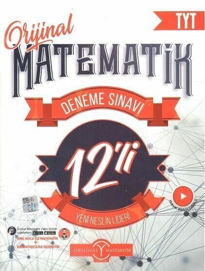 Orijinal Yayınları TYT Deneme Matematik 12'li - 2022