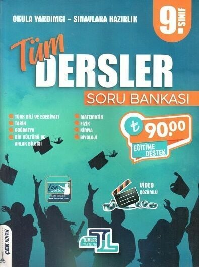 Tümler Yayınları 9. Sınıf Soru Bankası Tüm Dersler - 2022