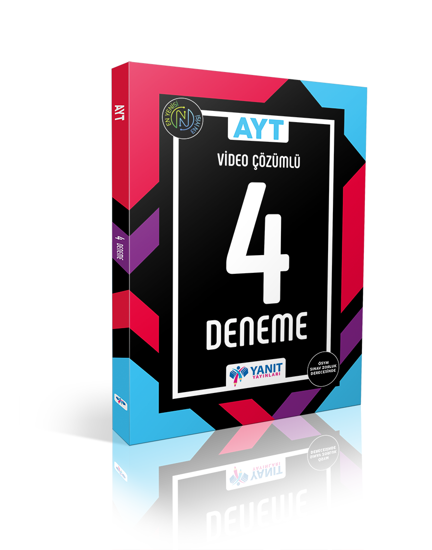 Yanıt Yayınları AYT 4 Fasikül Deneme Video Çözümlü