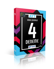 Yanıt Yayınları AYT 4 Fasikül Deneme Video Çözümlü